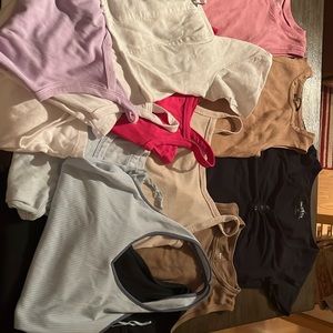 Lot of small tank tops